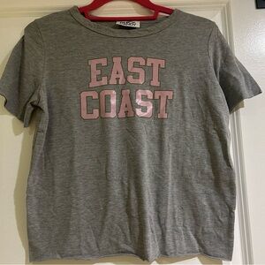 Rock & Candy Gray and Pink Kids Tee